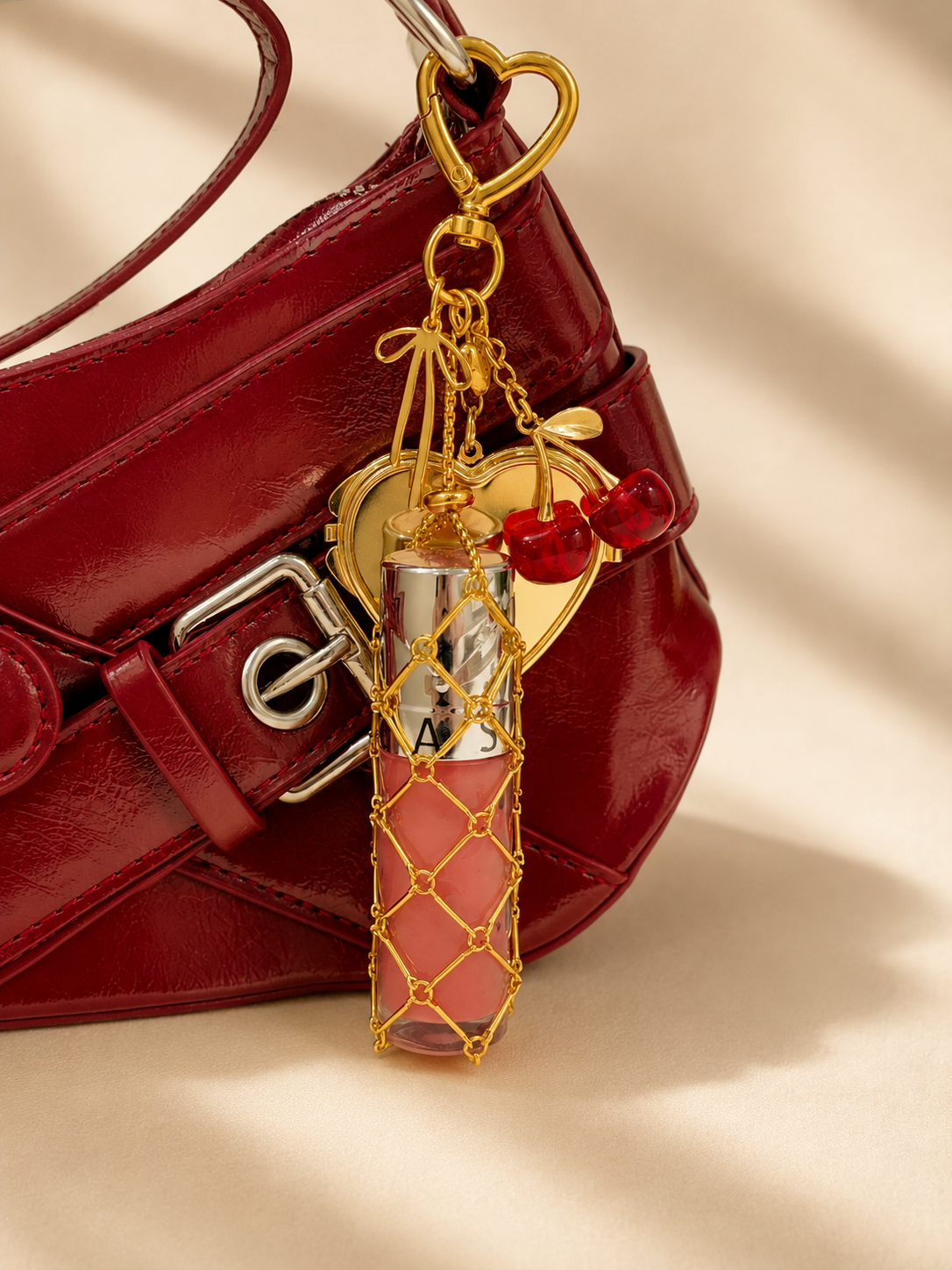 Viral Lip Gloss Bag Charm