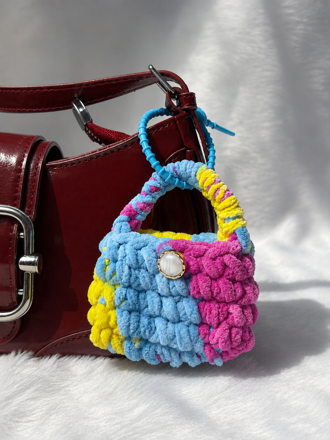 Crochet Mini Bag Charm