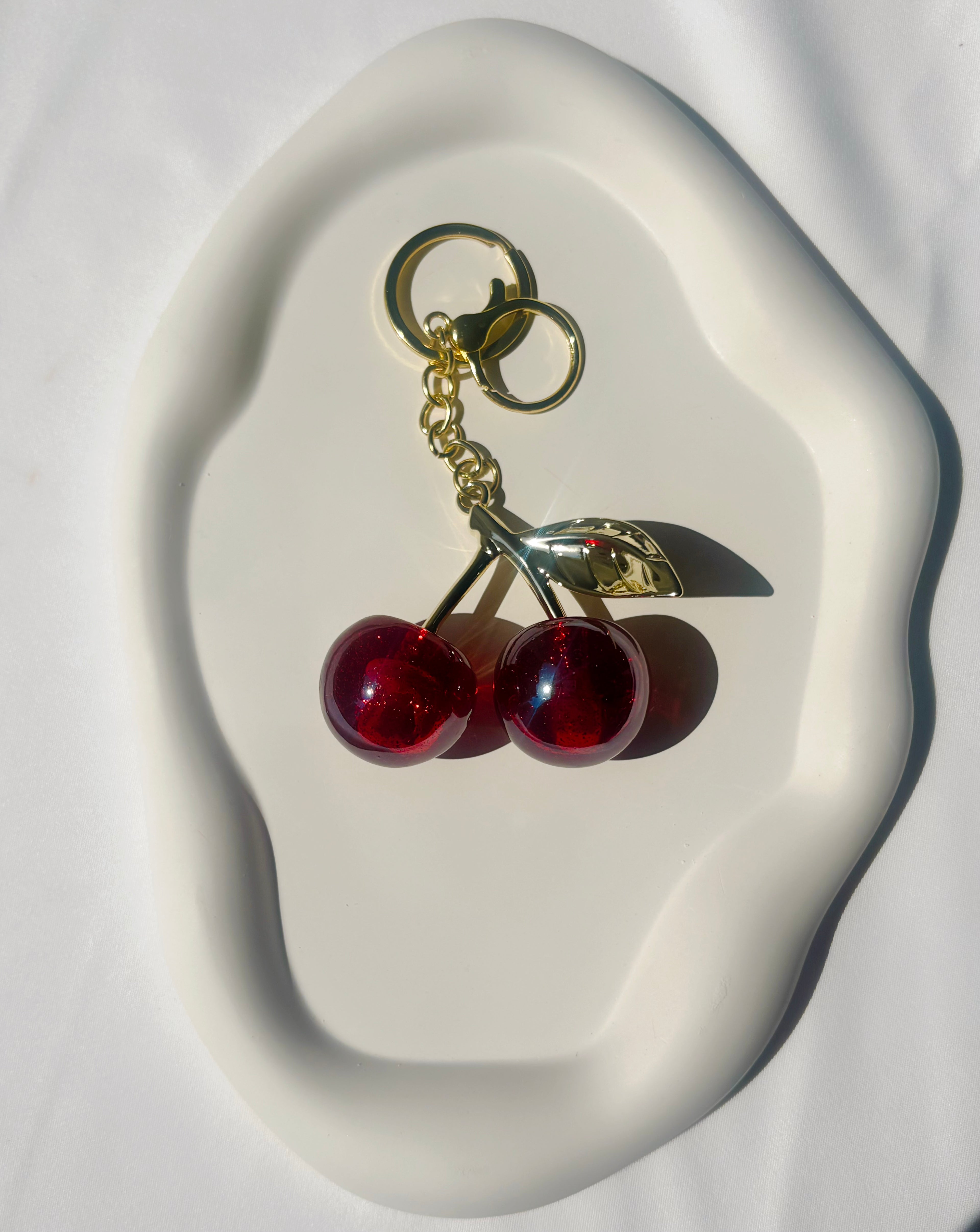 Viral Cherry Bag Charm