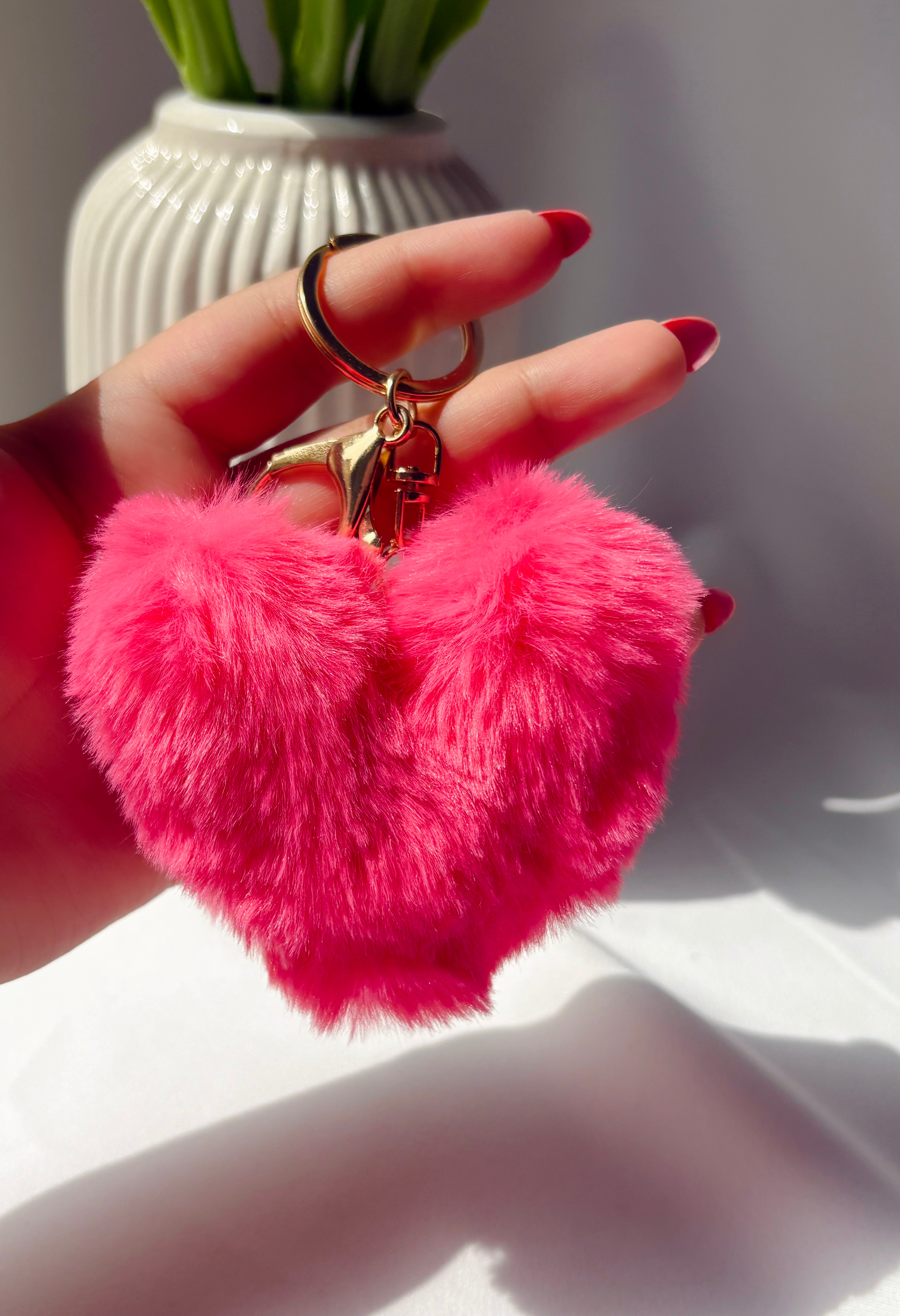 Cloud Heart Bag Charm