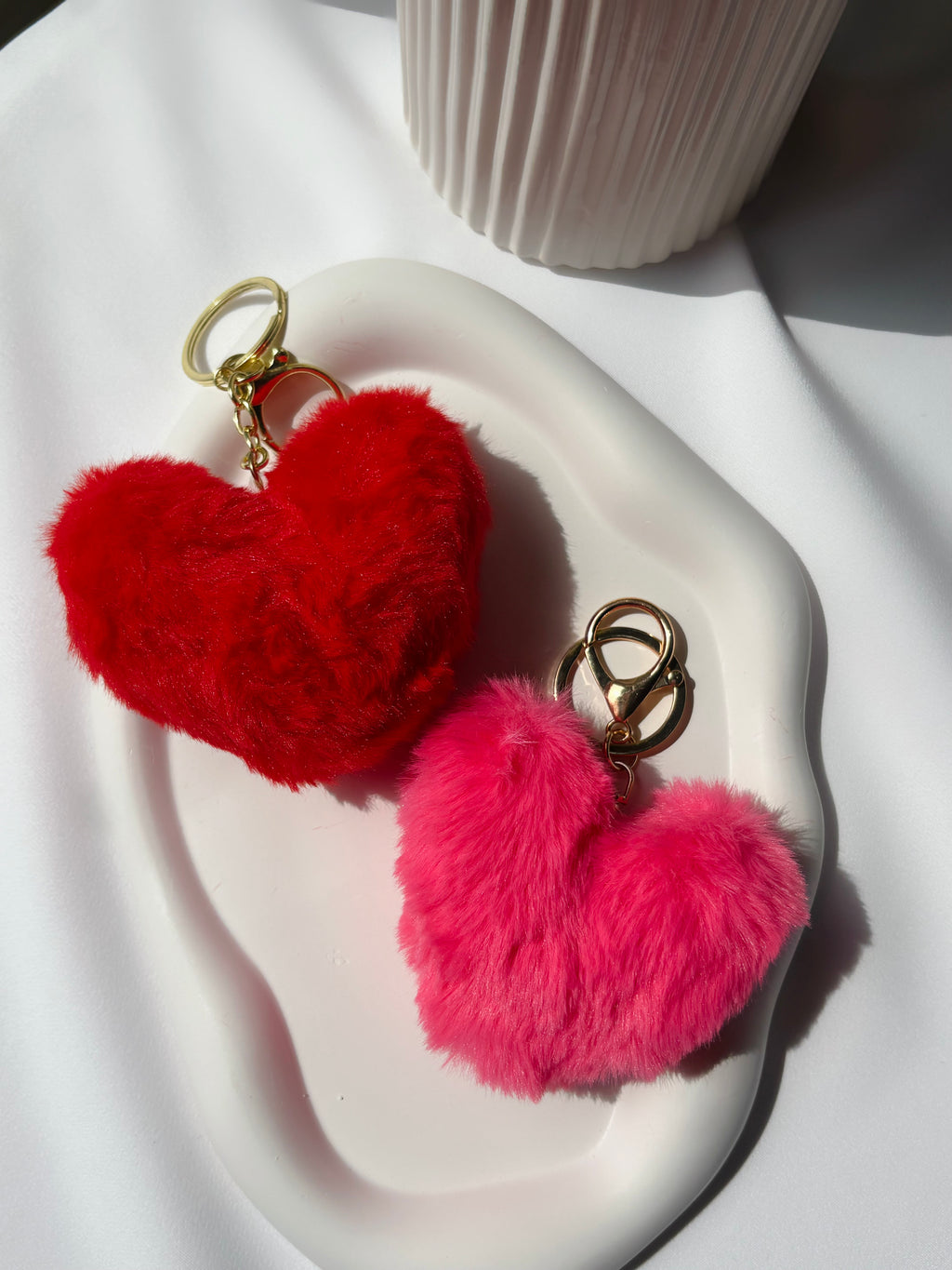 Cloud Heart Bag Charm