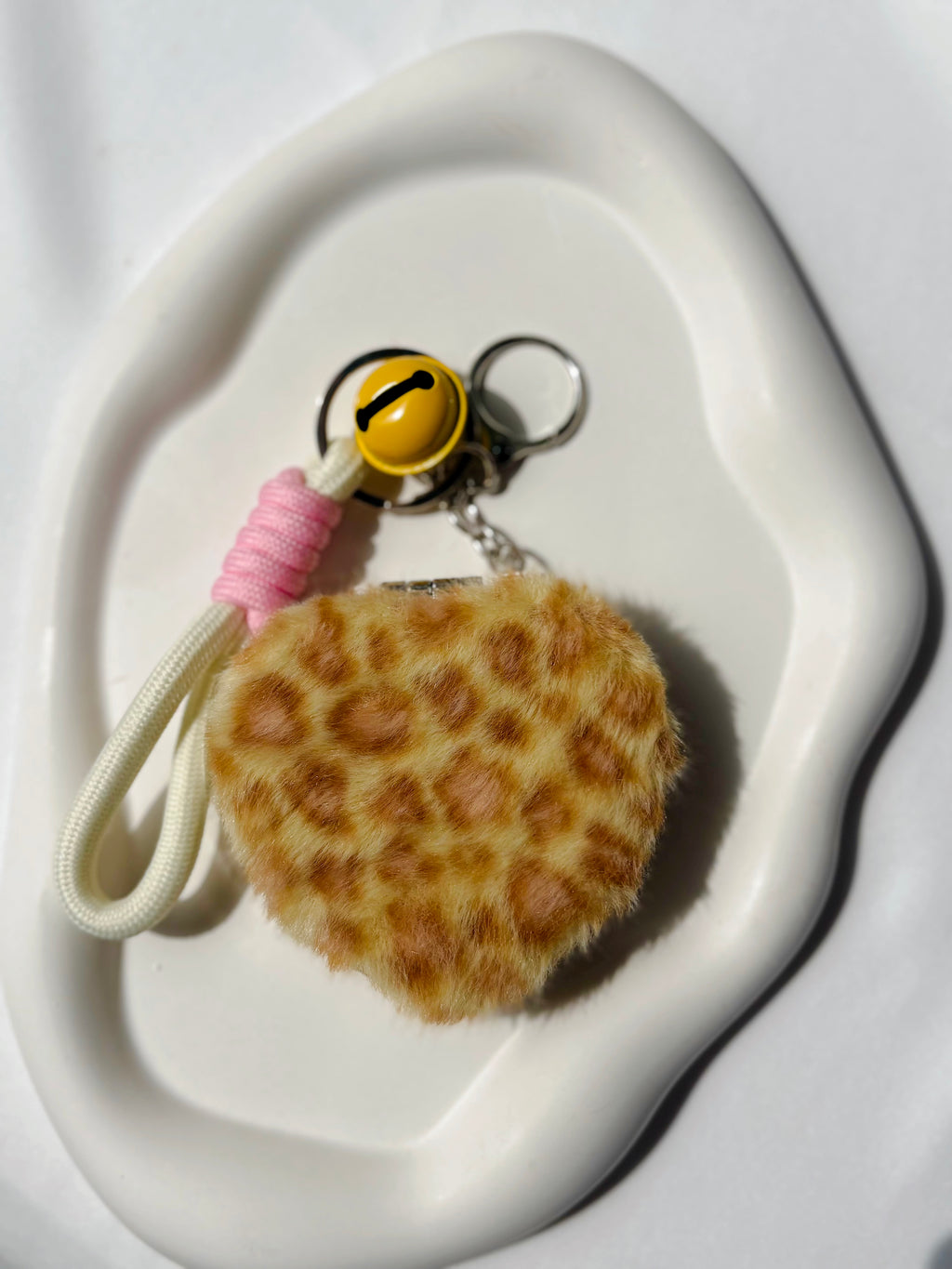 Heart Mirror Bag Charm