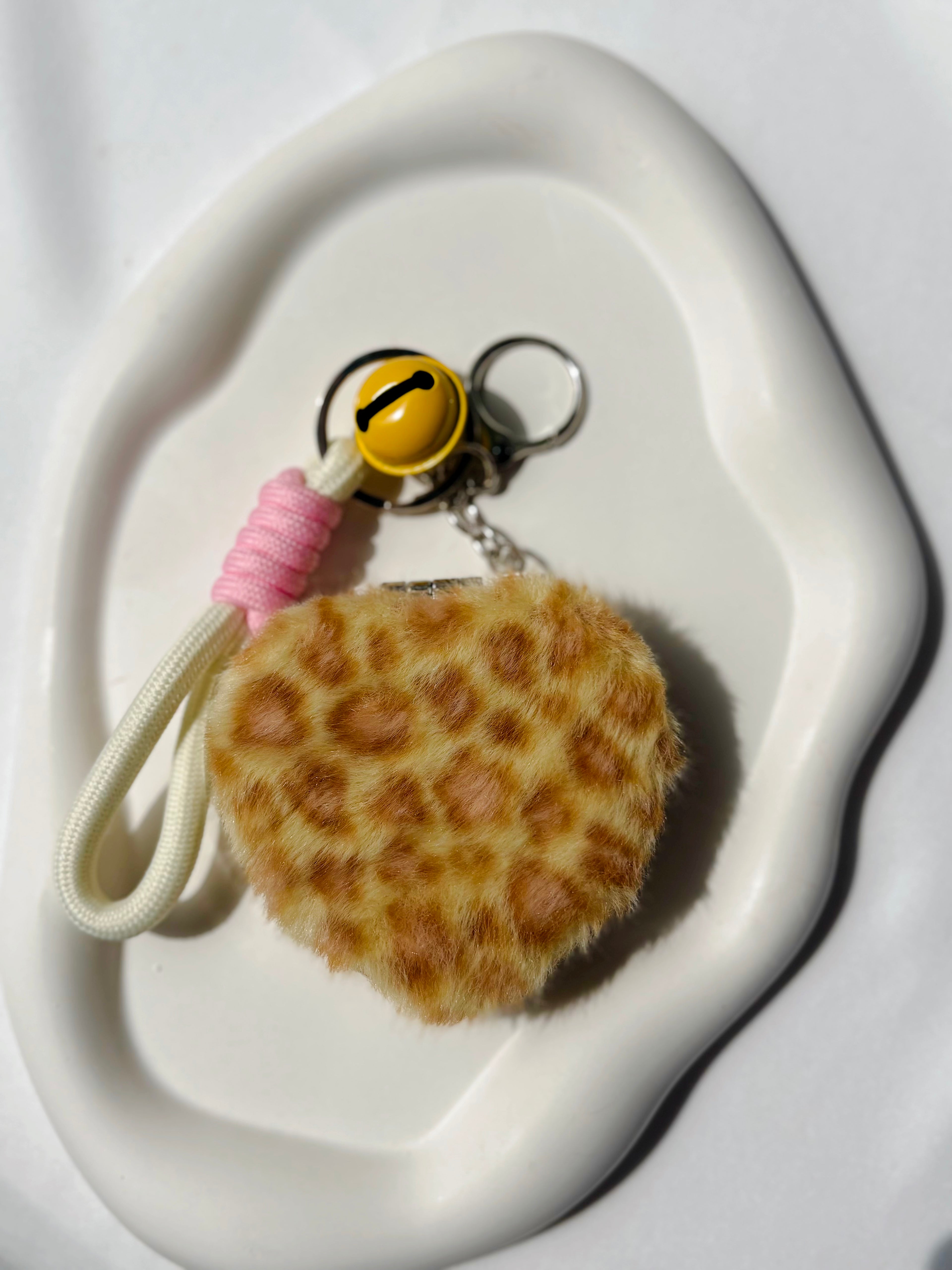 Heart Mirror Bag Charm