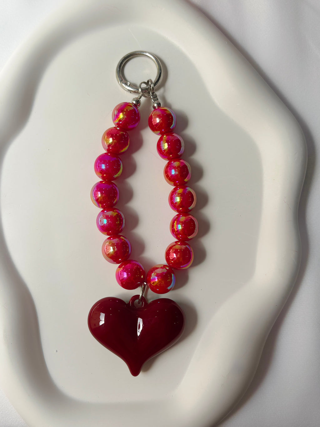 Cupid Bead Bag Charm