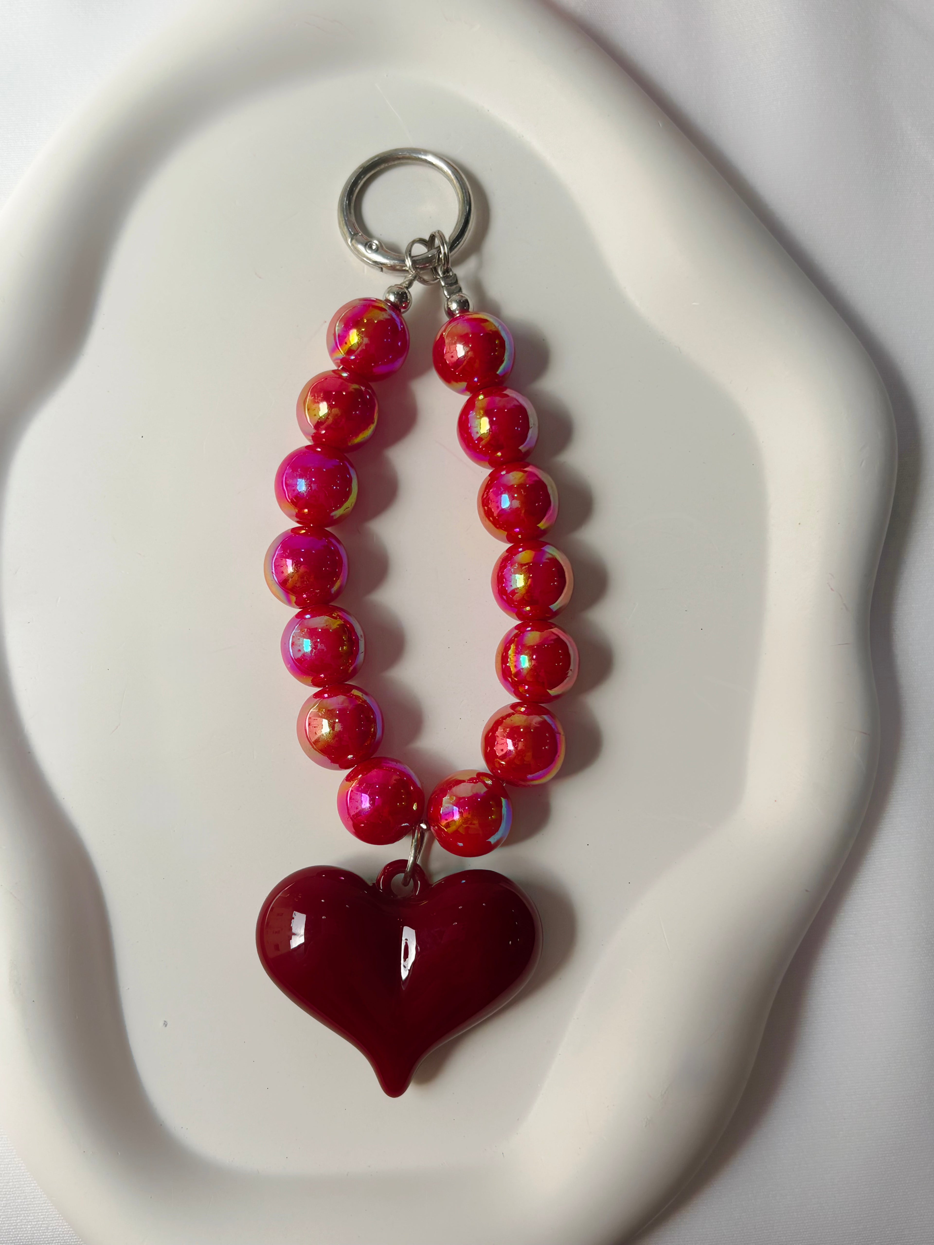 Cupid Bead Bag Charm