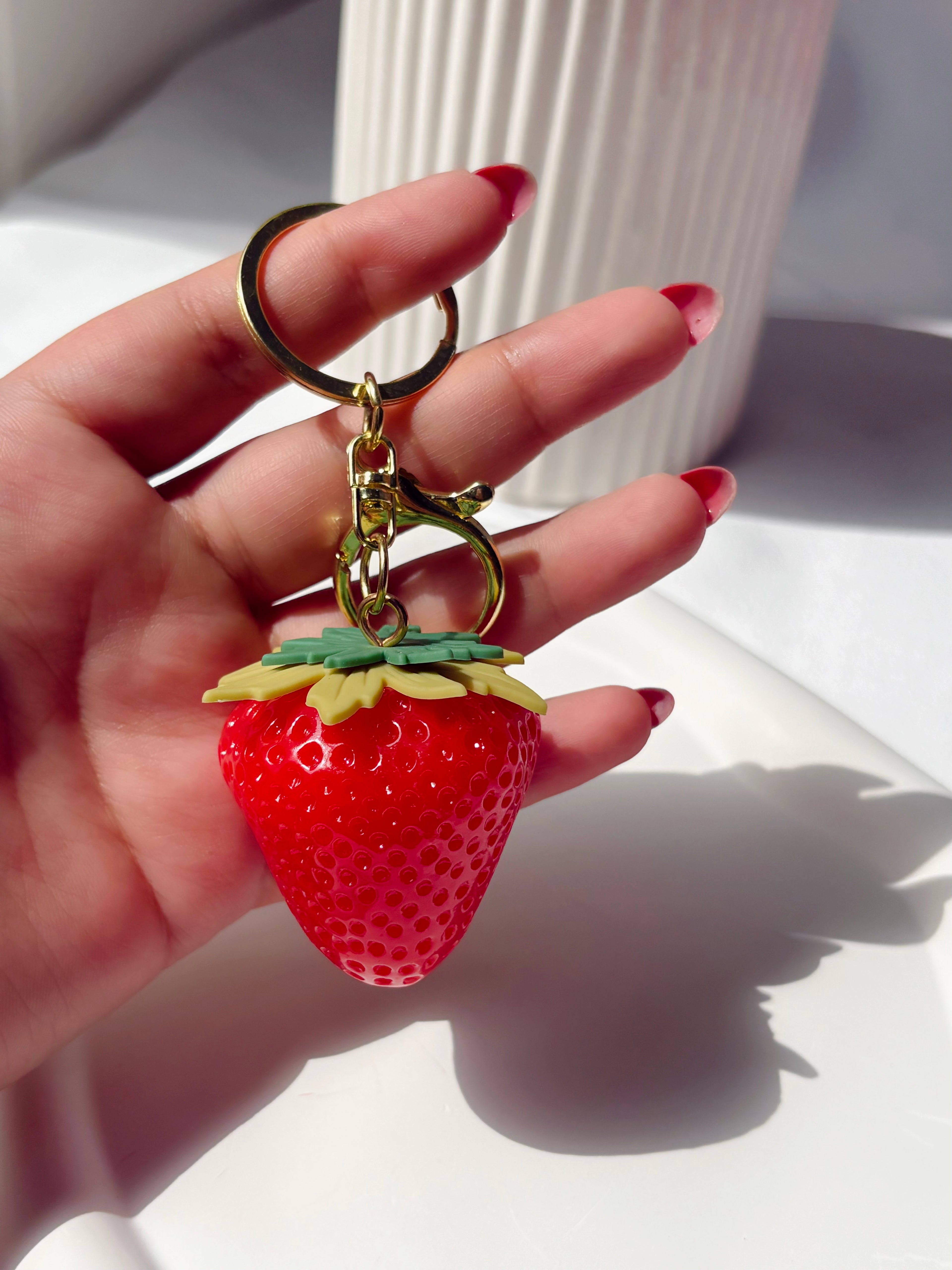 Strawberry Bag Charm